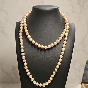 Elegant Cream  FAUX Pearl Necklace